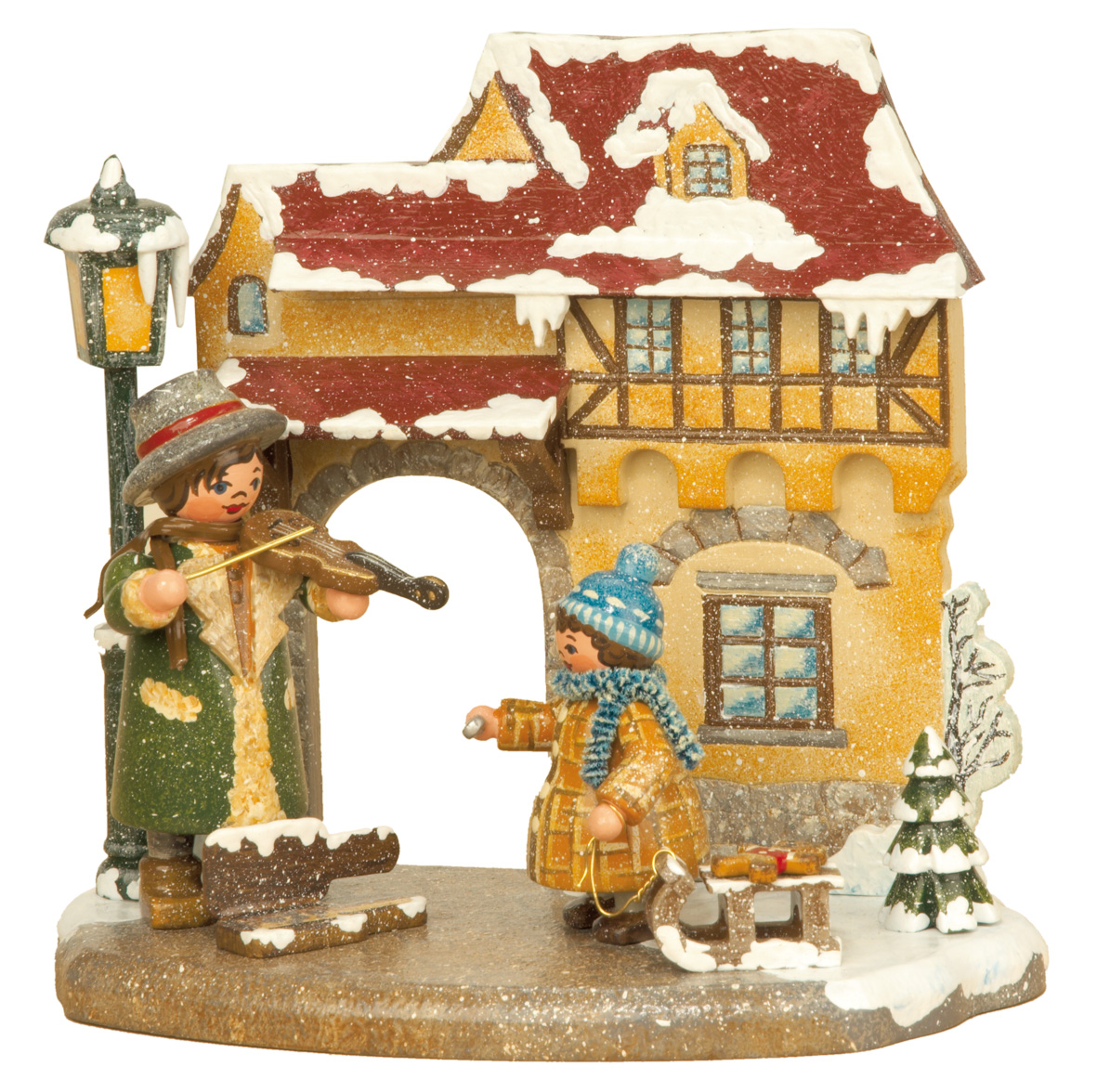 Miniatur Jahreszeit Winter - Hersteller Fa. Hubrig aus Zschorlau im Erzgebirge